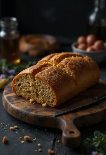 Pane anadama appena sfornato