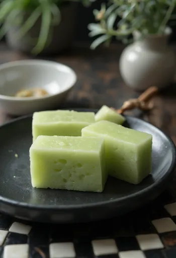 Uirō al matcha, delizioso dolce giapponese al gusto di tè verde