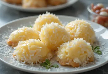 Cocada alla vaniglia, dolce al cocco con cocco fresco grattugiato