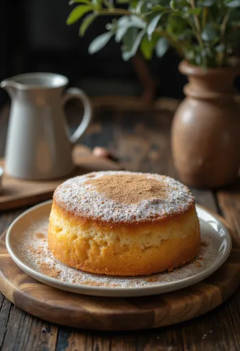 Pan di Spagna alla cannella tagliato a fette