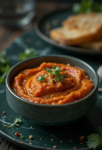 Salsa Romesco servita con grigliata