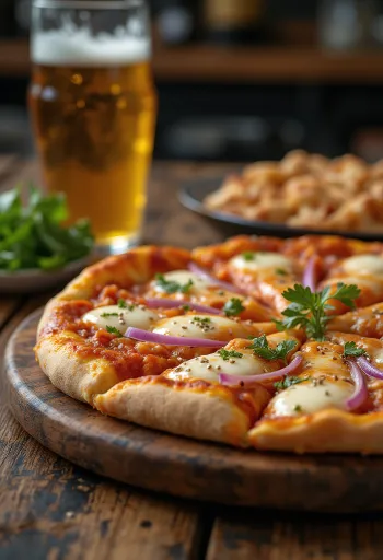 Pizza al Kimchi con kimchi coreano e salsa gochujang