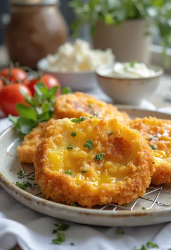 Cotoletta di melanzane in panatura croccante, fritta dorata
