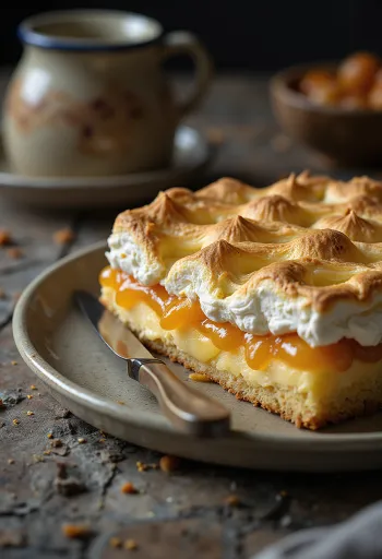 Torta Rákóczi alla ricotta servita