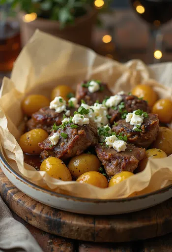 Agnello Kleftiko, agnello greco arrosto lento con verdure
