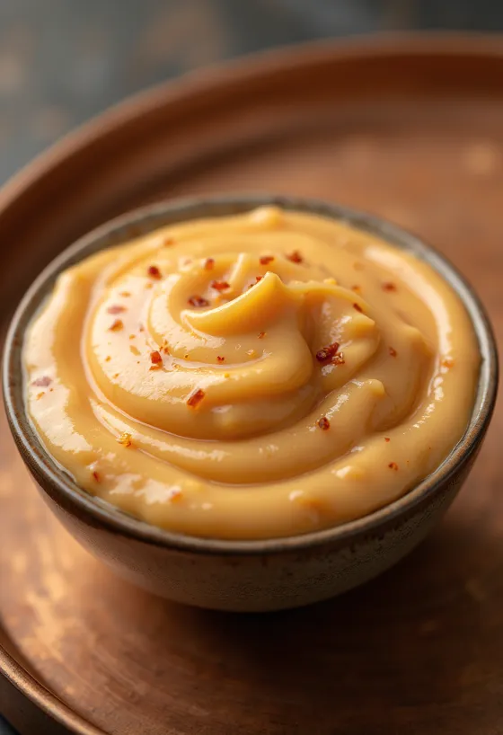 Maionese al chipotle servita con patatine fritte