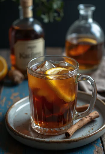 Grog servito in bicchiere