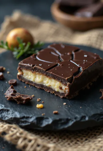 Túró Rudi con copertura di cioccolato servito freddo