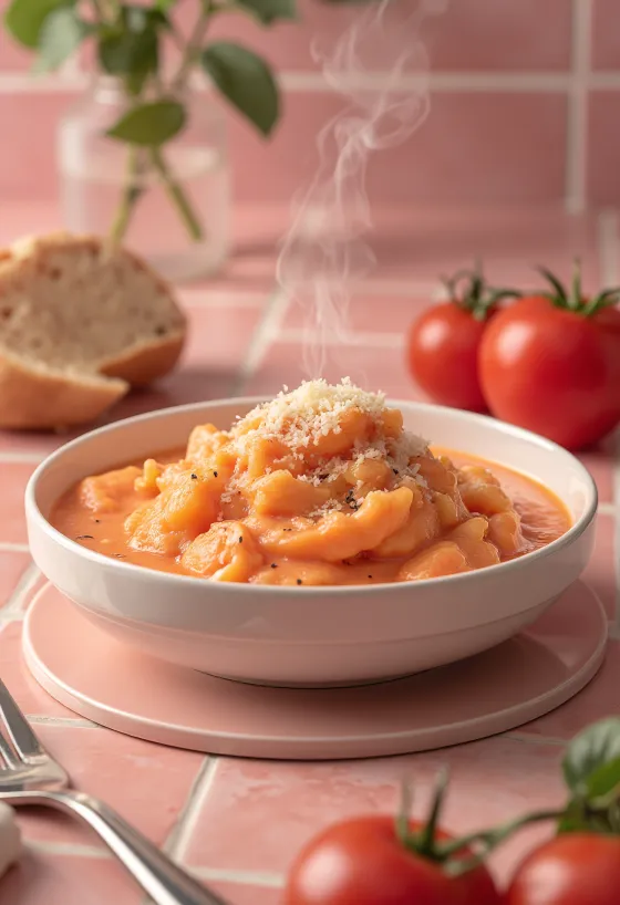 Sugo rosa al rosmarino in padella