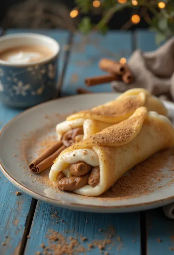Cannoli al Chai Latte serviti