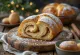 Stollen cannella e marzapane affettato