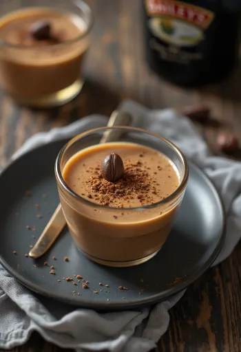 Bailey's fatto in casa servito in bottiglia