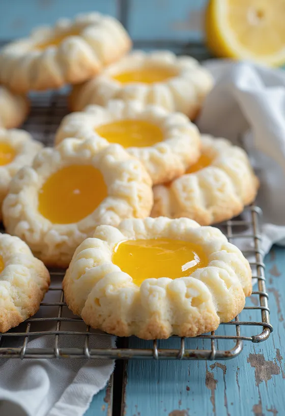 Linzer al limone e arancia serviti