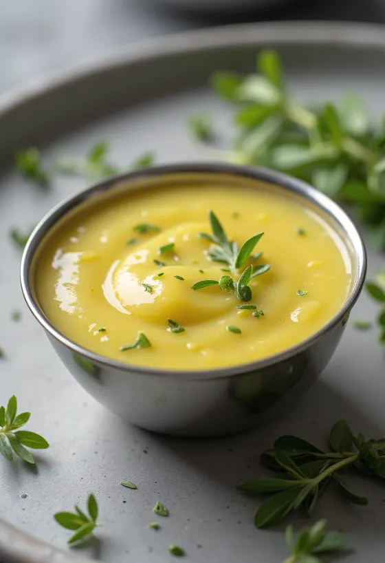 Salsa al burro, limone e dragoncello