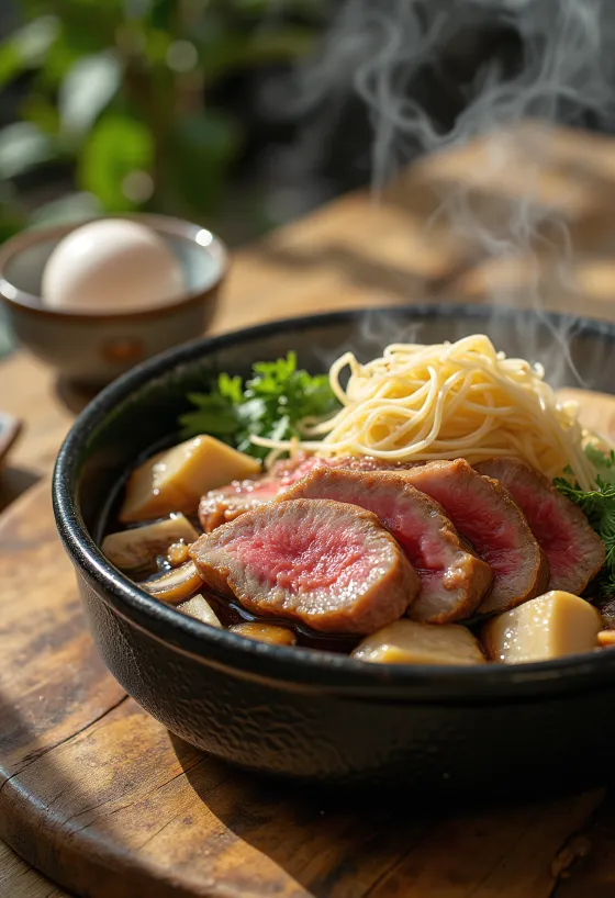 Sukiyaki di manzo, un piatto hot pot giapponese