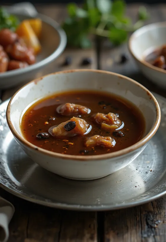 Salsa Adobo servita con pollo grigliato e riso