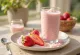 Kefir probiotico cocco e fragola, servito fresco