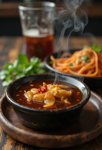 Salsa di pesce al caramello in padella
