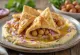 Pita con hummus e verdure fresche