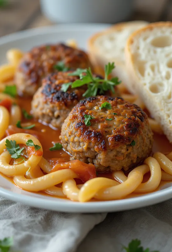 Polpette ungheresi con crosta croccante, preparate con macinato succoso