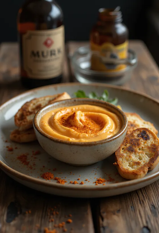 Maionese alla paprika affumicata servita