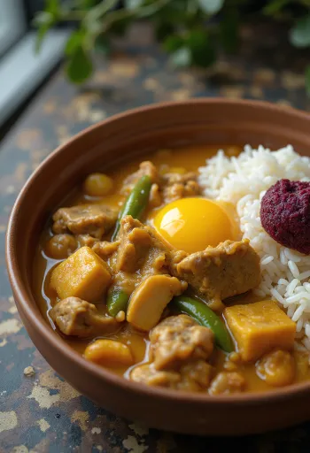 Kare-kare, piatto filippino alle arachidi servito