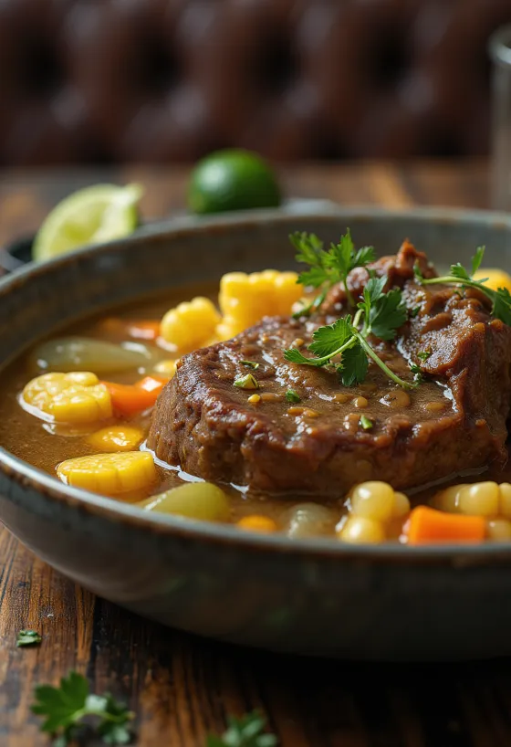 Caldo de Res, zuppa di manzo messicana con verdure