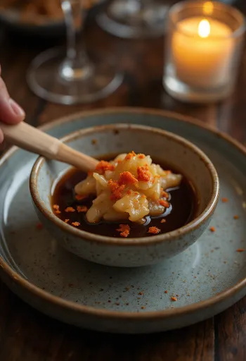 Glassa asiatica allo zenzero servita