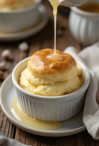 Soufflé al liquore all'uovo e vaniglia