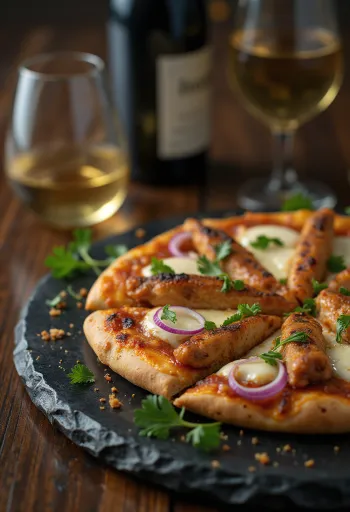 Pizza Ethiopian Style servita